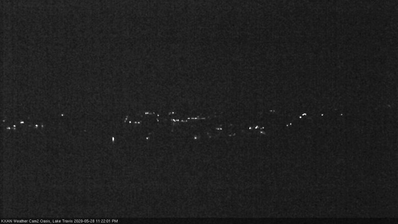 Lake Travis webcam, May 28, 2020 11:25 PM CT