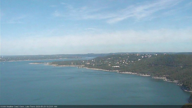 Lake Travis webcam, May 29, 2020 10:25 AM CT