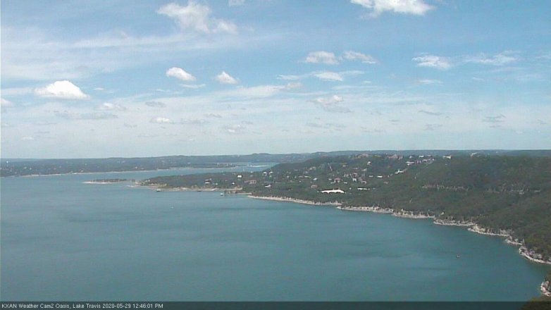 Lake Travis webcam, May 29, 2020 12:45 PM CT