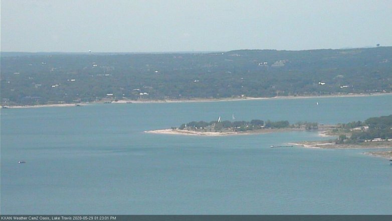 Lake Travis webcam, May 29, 2020 1:25 PM CT