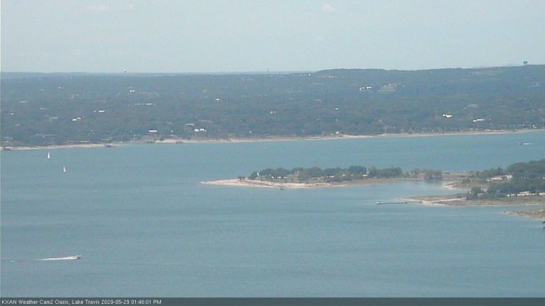 Lake Travis webcam, May 29, 2020 1:45 PM CT