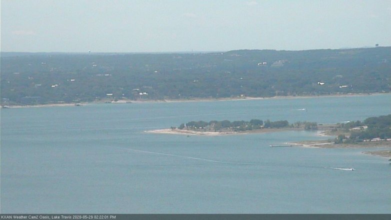 Lake Travis webcam, May 29, 2020 2:25 PM CT