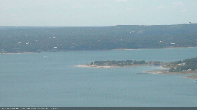 Lake Travis webcam, May 29, 2020 3:00 PM CT
