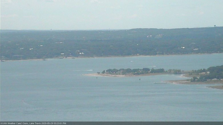 Lake Travis webcam, May 29, 2020 3:25 PM CT