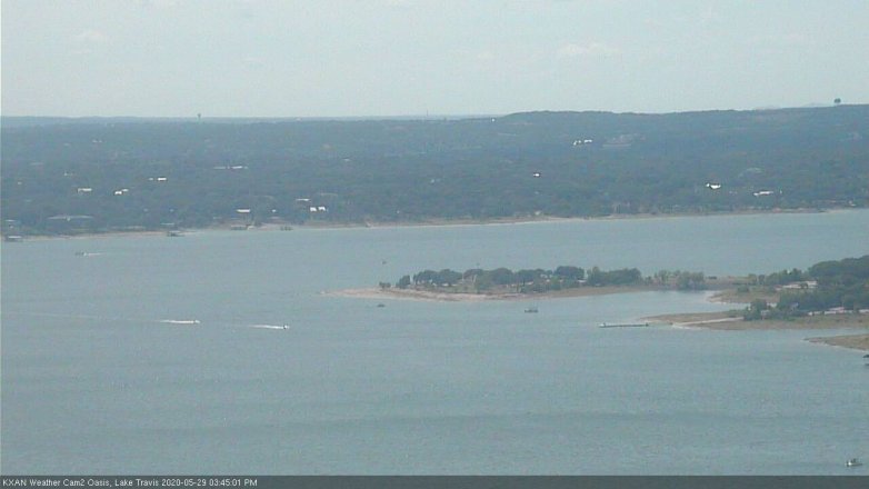 Lake Travis webcam, May 29, 2020 3:45 PM CT