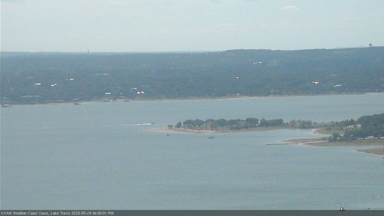 Lake Travis webcam, May 29, 2020 4:00 PM CT