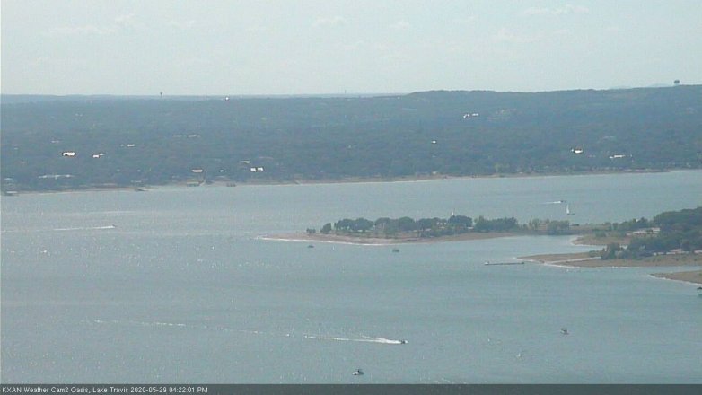 Lake Travis webcam, May 29, 2020 4:25 PM CT