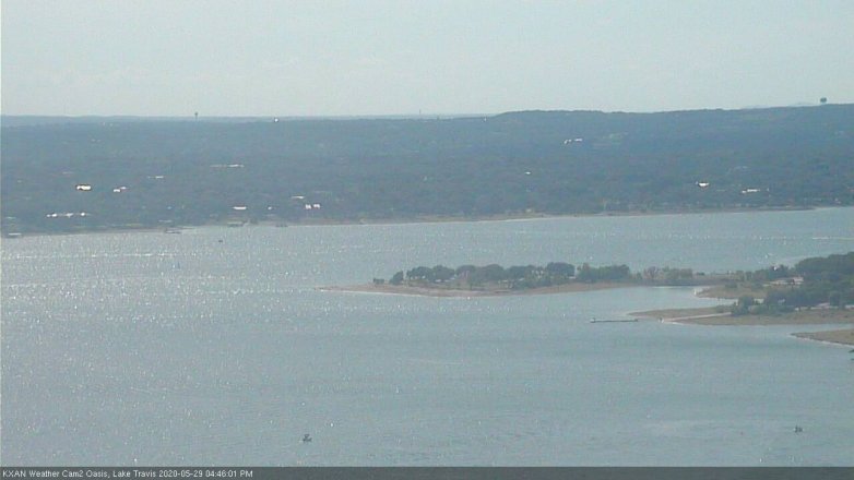 Lake Travis webcam, May 29, 2020 4:45 PM CT