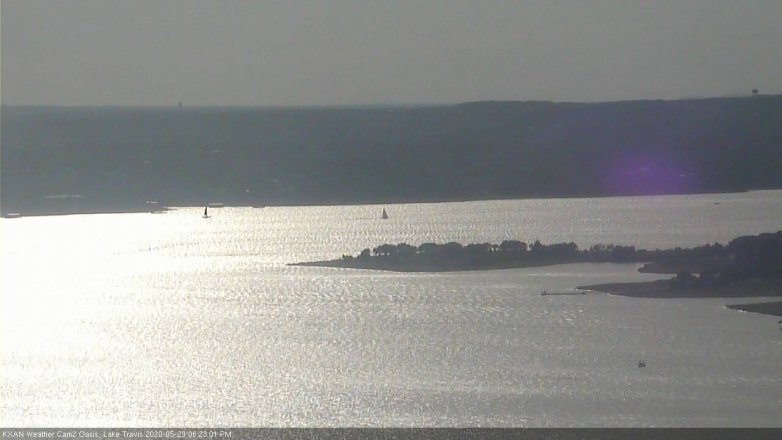 Lake Travis webcam, May 29, 2020 6:25 PM CT