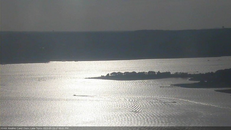 Lake Travis webcam, May 29, 2020 7:00 PM CT