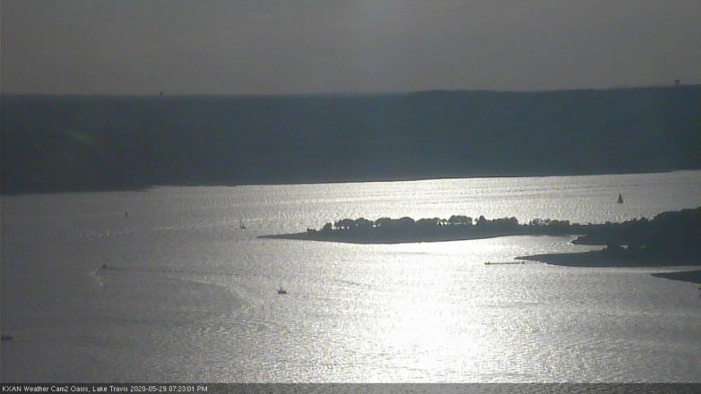 Lake Travis webcam, May 29, 2020 7:25 PM CT