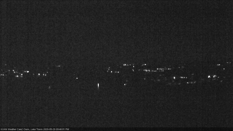 Lake Travis webcam, May 29, 2020 9:45 PM CT