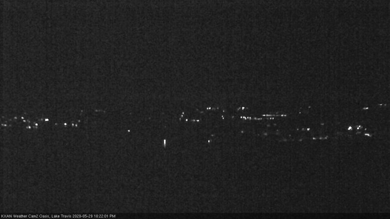 Lake Travis webcam, May 29, 2020 10:25 PM CT