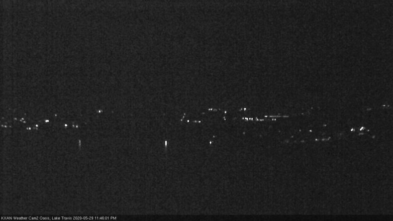 Lake Travis webcam, May 29, 2020 11:45 PM CT