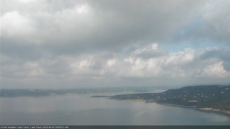 Lake Travis webcam, June 2, 2020 9:00 AM CT