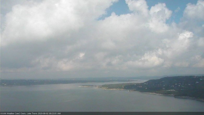 Lake Travis webcam, June 2, 2020 9:25 AM CT