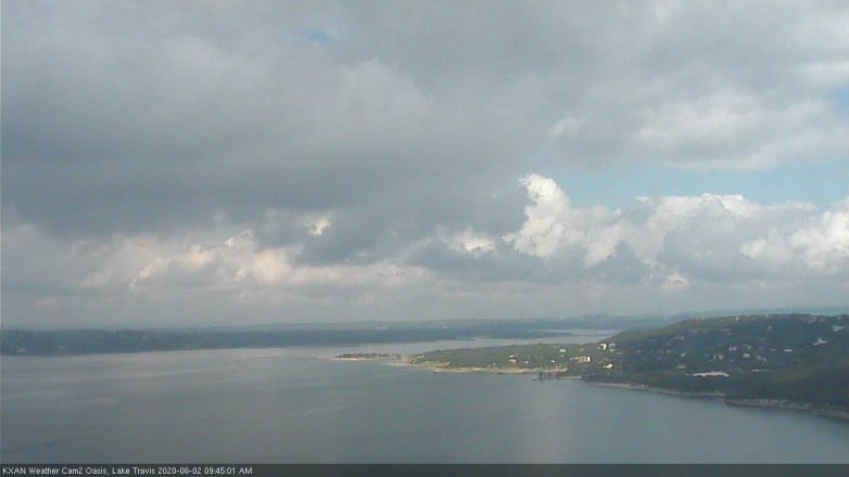 Lake Travis webcam, June 2, 2020 9:45 AM CT