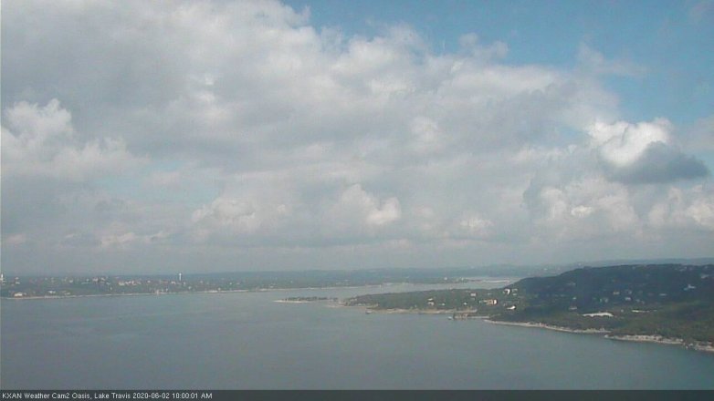 Lake Travis webcam, June 2, 2020 10:00 AM CT