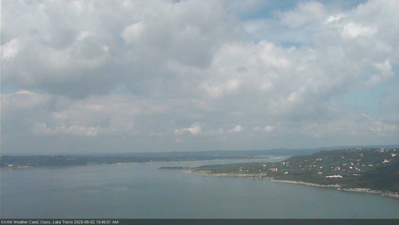 Lake Travis webcam, June 2, 2020 10:45 AM CT
