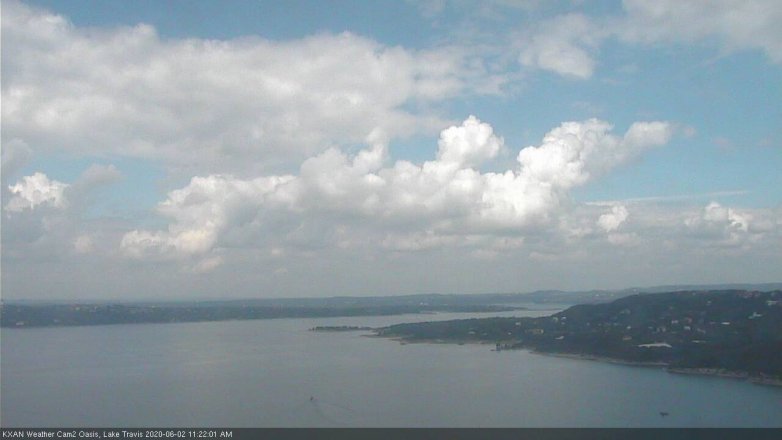 Lake Travis webcam, June 2, 2020 11:25 AM CT