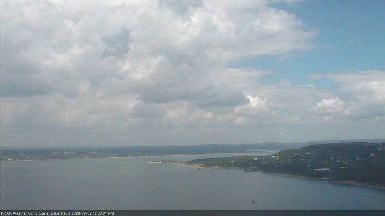Lake Travis webcam, June 2, 2020 12:00 PM CT