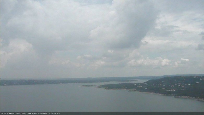 Lake Travis webcam, June 2, 2020 1:00 PM CT