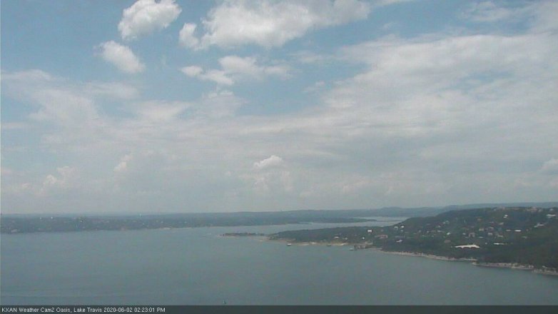 Lake Travis webcam, June 2, 2020 2:25 PM CT