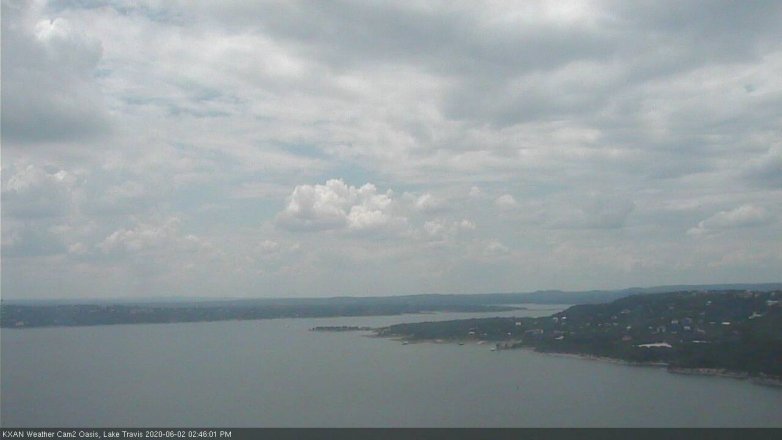 Lake Travis webcam, June 2, 2020 2:45 PM CT