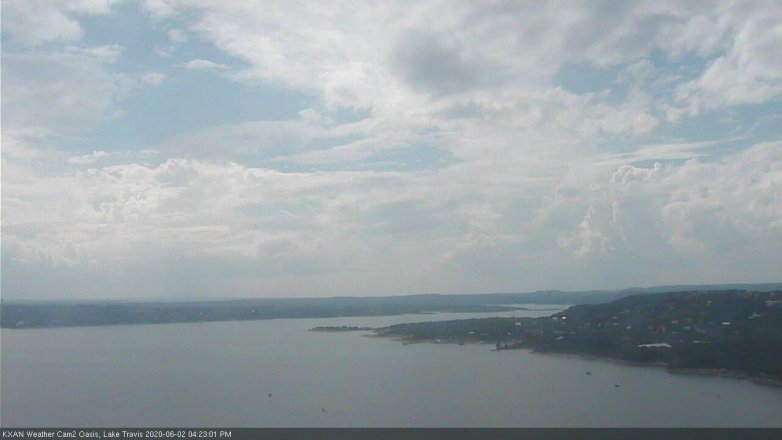 Lake Travis webcam, June 2, 2020 4:25 PM CT