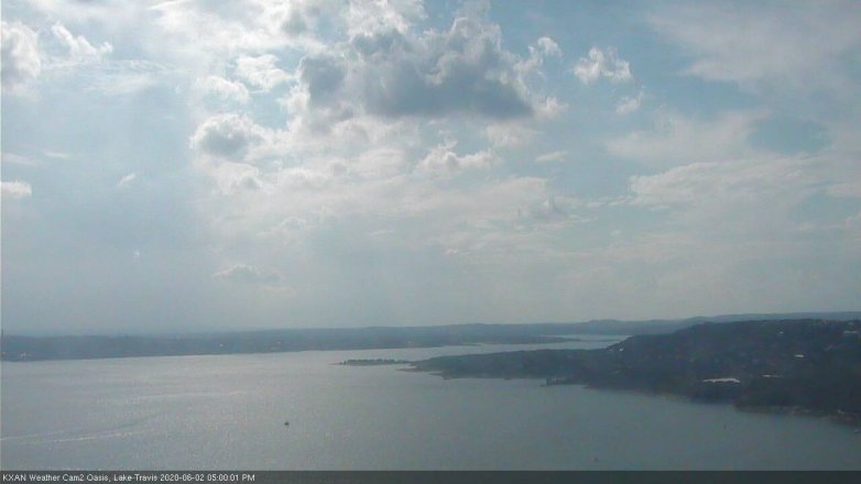 Lake Travis webcam, June 2, 2020 5:00 PM CT