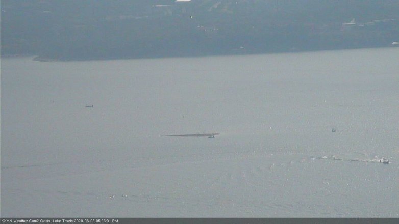 Lake Travis webcam, June 2, 2020 5:25 PM CT