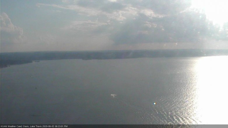 Lake Travis webcam, June 2, 2020 6:25 PM CT