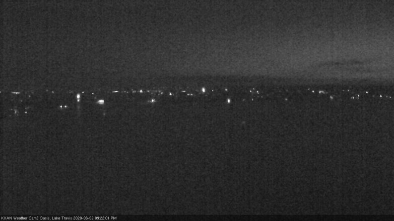 Lake Travis webcam, June 2, 2020 9:25 PM CT