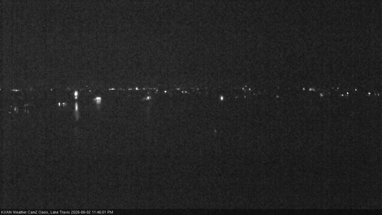 Lake Travis webcam, June 2, 2020 11:45 PM CT