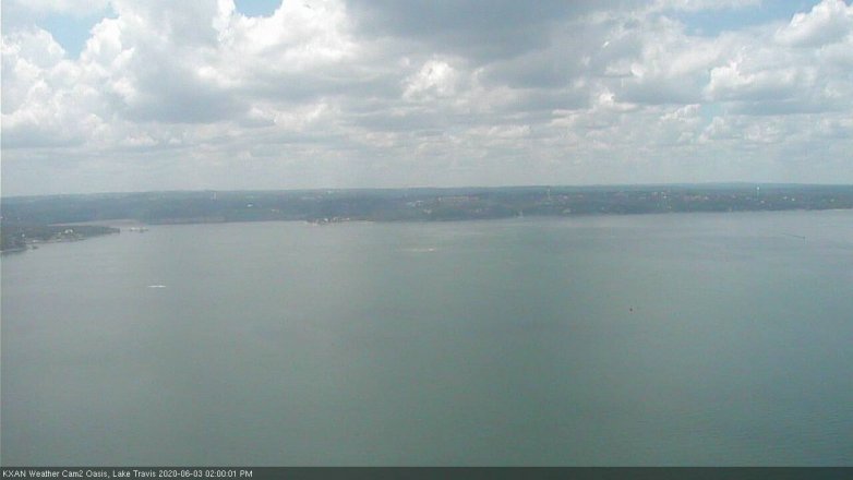 Lake Travis webcam, June 3, 2020 2:00 PM CT