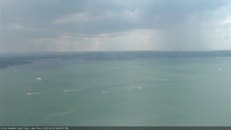 Lake Travis webcam, June 3, 2020 4:00 PM CT