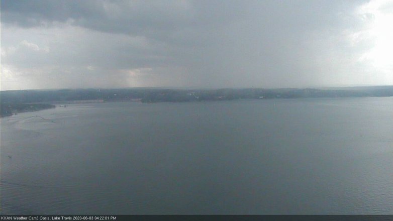Lake Travis webcam, June 3, 2020 4:25 PM CT