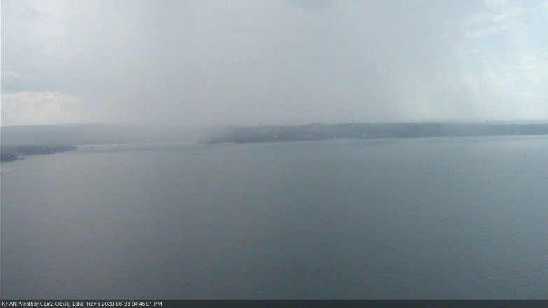 Lake Travis webcam, June 3, 2020 4:45 PM CT