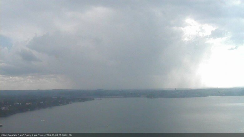 Lake Travis webcam, June 3, 2020 5:25 PM CT