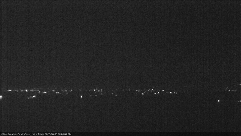 Lake Travis webcam, June 3, 2020 10:00 PM CT