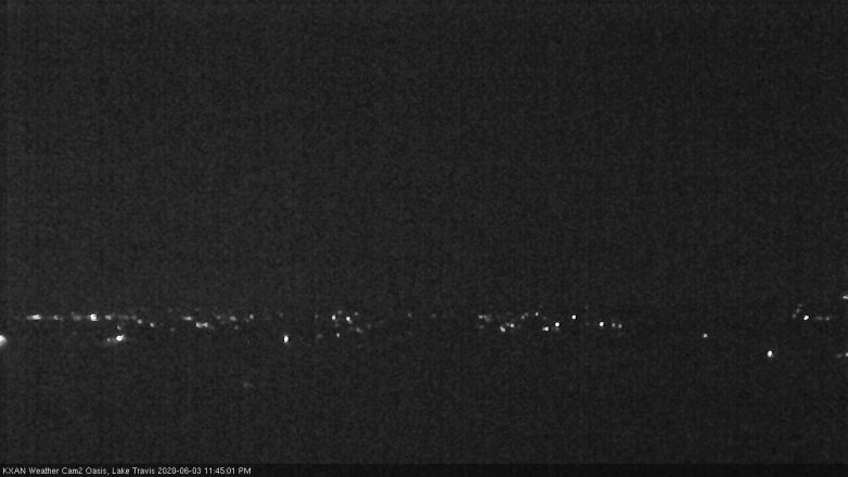 Lake Travis webcam, June 3, 2020 11:45 PM CT