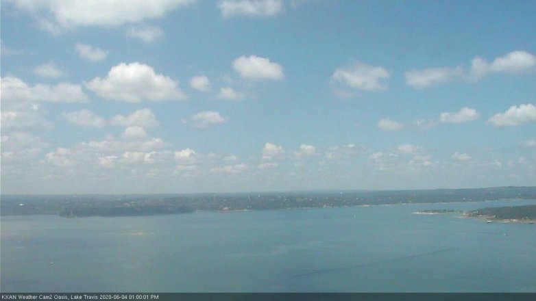 Lake Travis webcam, June 4, 2020 1:00 PM CT