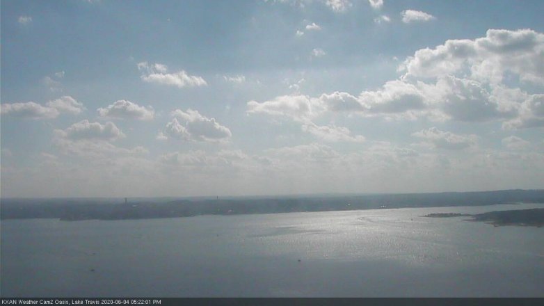 Lake Travis webcam, June 4, 2020 5:25 PM CT