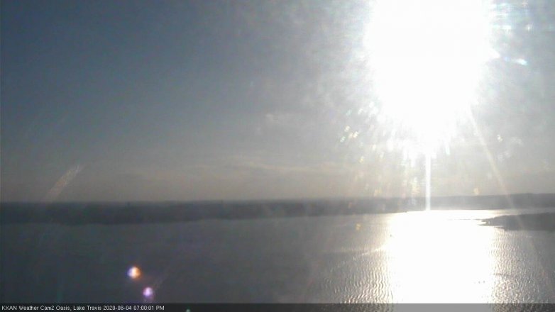 Lake Travis webcam, June 4, 2020 7:00 PM CT