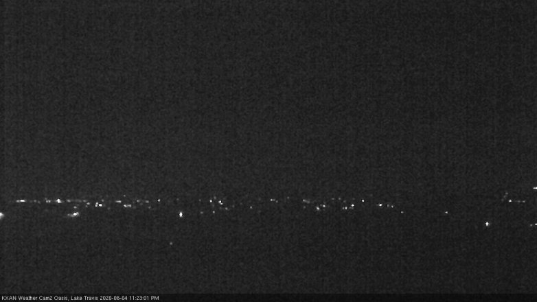 Lake Travis webcam, June 4, 2020 11:25 PM CT