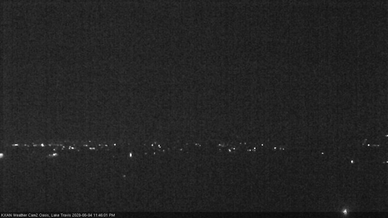 Lake Travis webcam, June 4, 2020 11:45 PM CT