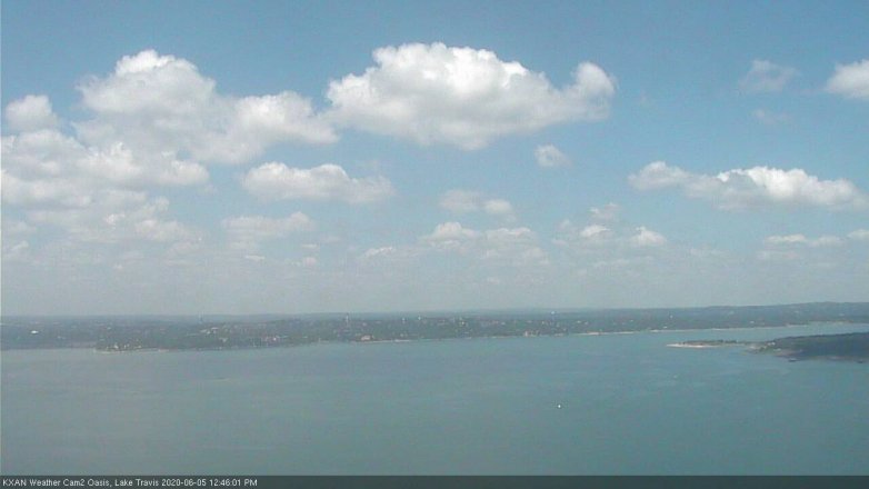Lake Travis webcam, June 5, 2020 12:45 PM CT