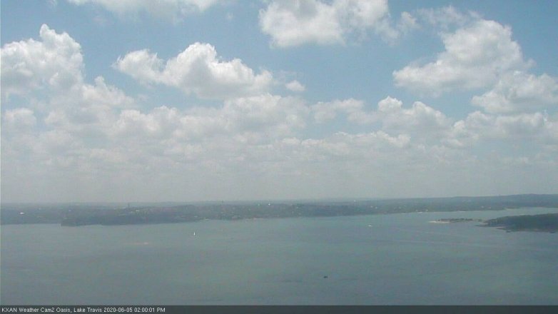 Lake Travis webcam, June 5, 2020 2:00 PM CT