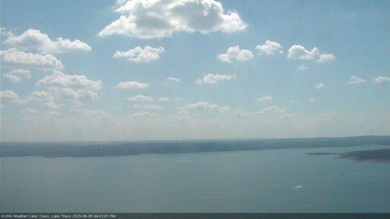 Lake Travis webcam, June 5, 2020 4:25 PM CT