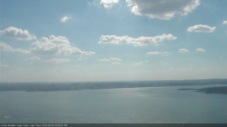 Lake Travis webcam, June 5, 2020 5:00 PM CT